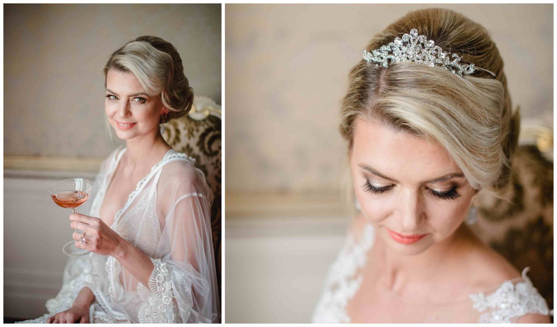 Hochzeitsinspiration in Grün und Apricot