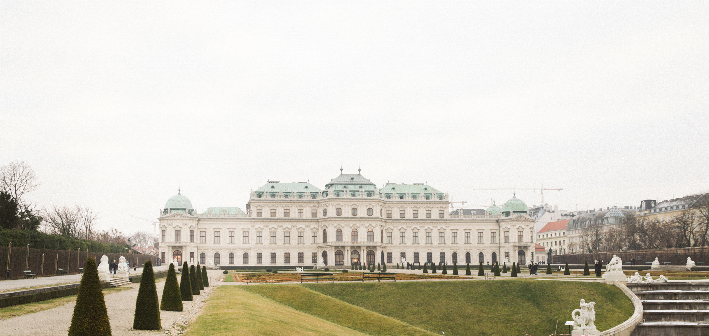 Wiener-Winterhochzeit Belvedere Garten