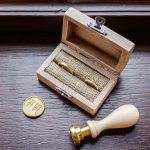 Hochzeit im Schloss Grafenegg, Eheringe in Box