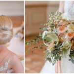 Hochzeitsinspiration in Grün und Apricot