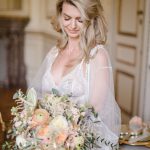 Hochzeitsinspiration in Grün und Apricot