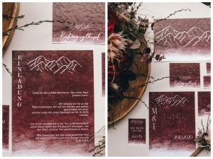 Styled Shoot Bergverliebt - Papeterie