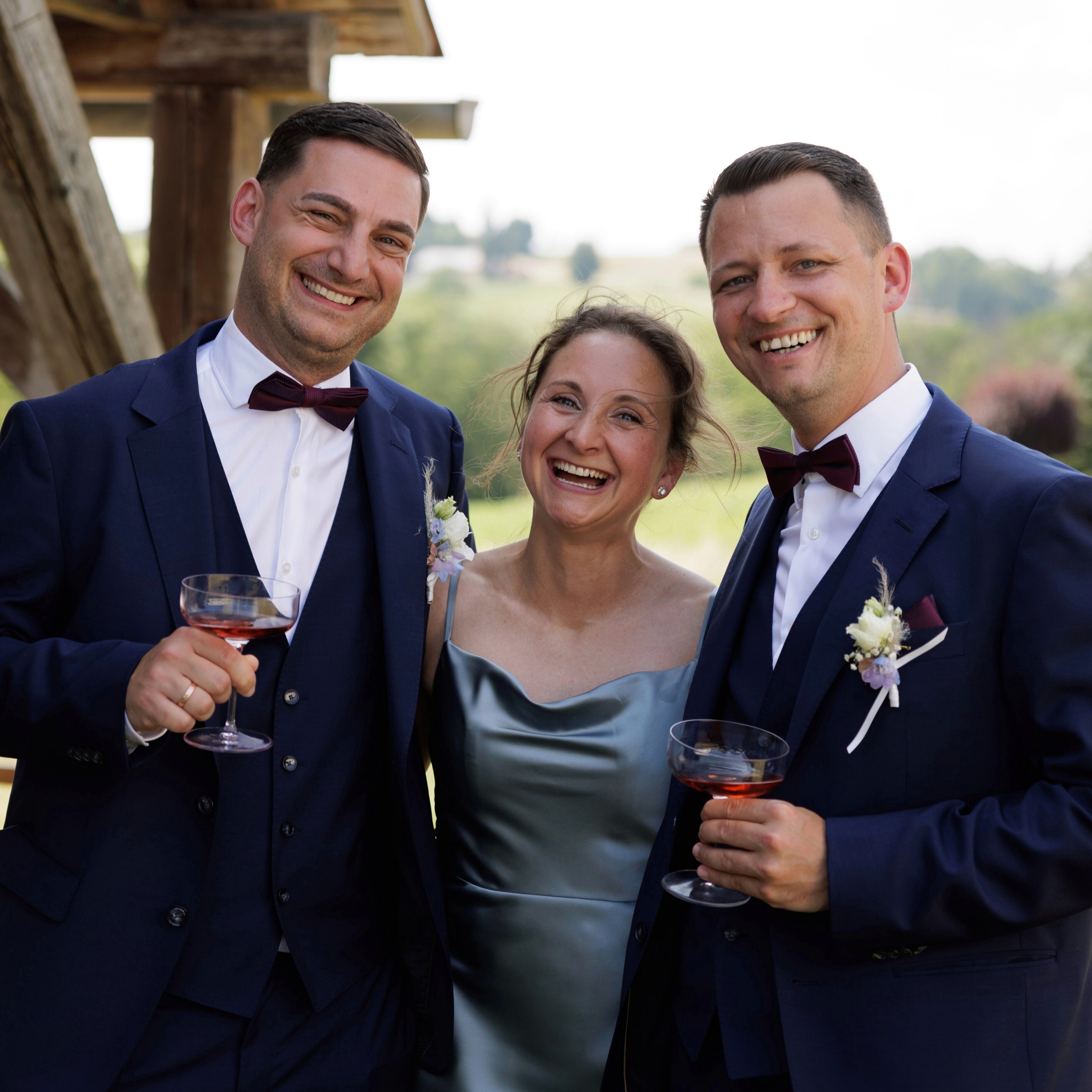 Foto Brautpaar & Paula, Karl Schrotter Photograph